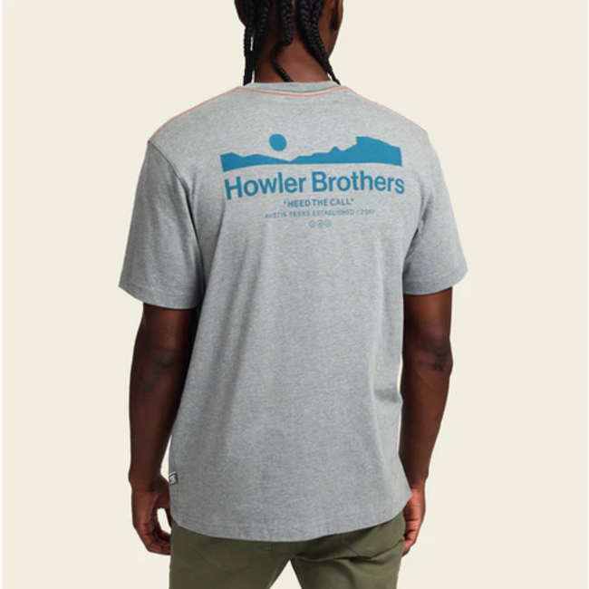 Howler Brothers T-Shirt : Howler Arroyo : Grey Heather