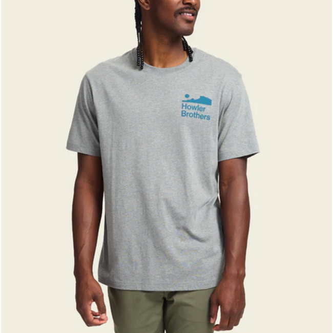 Howler Brothers T-Shirt : Howler Arroyo : Grey Heather
