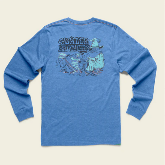 Howler Brothers Longsleeve T-Shirt : Sorcerer : Blue Horizon