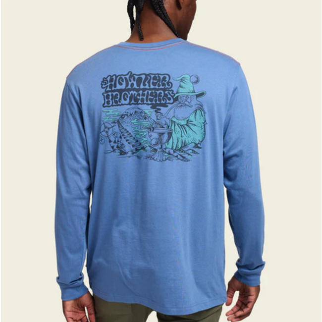 Howler Brothers Longsleeve T-Shirt : Sorcerer : Blue Horizon