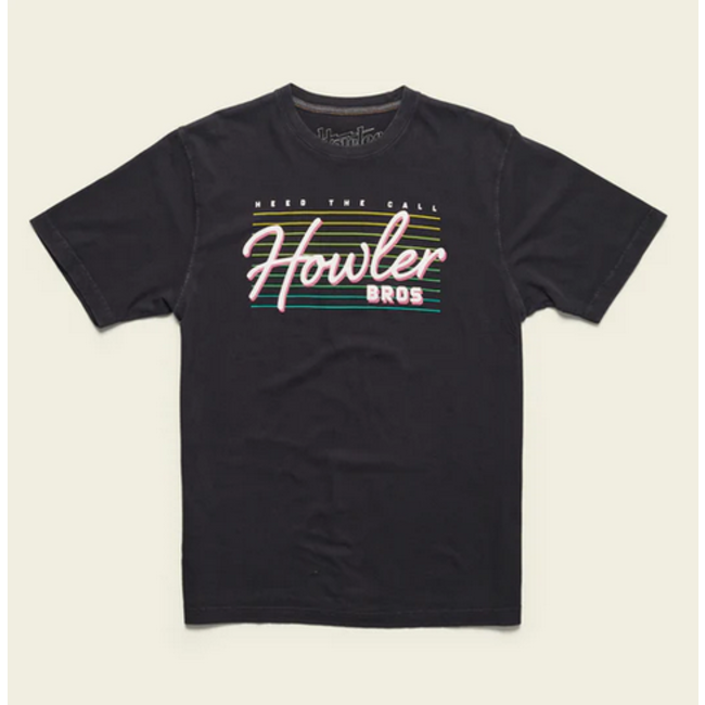 Howler Brothers Cotton T-Shirt : Howler Beach Club : Black