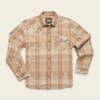 Howler Brothers Harker's Flannel : Conor Plaid : Natural