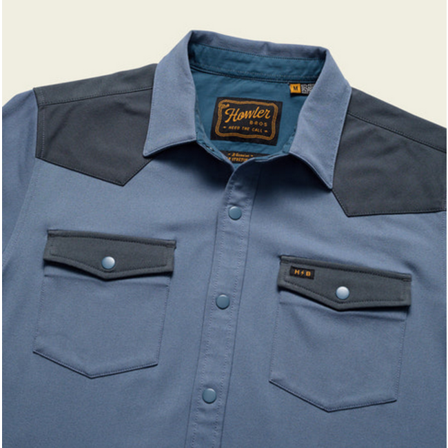 Howler Brothers Stockman Stretch Snapshirt : Mirage Blue