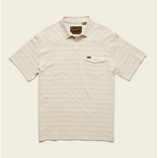 Howler Brothers Ranchero Jacquard Polo : Chiba Jacquard : Crème
