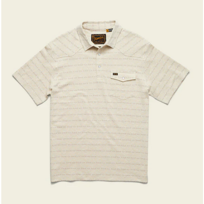 Howler Brothers Ranchero Jacquard Polo : Chiba Jacquard : Crème