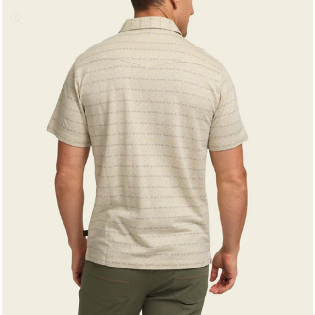 Howler Brothers Ranchero Jacquard Polo : Chiba Jacquard : Crème