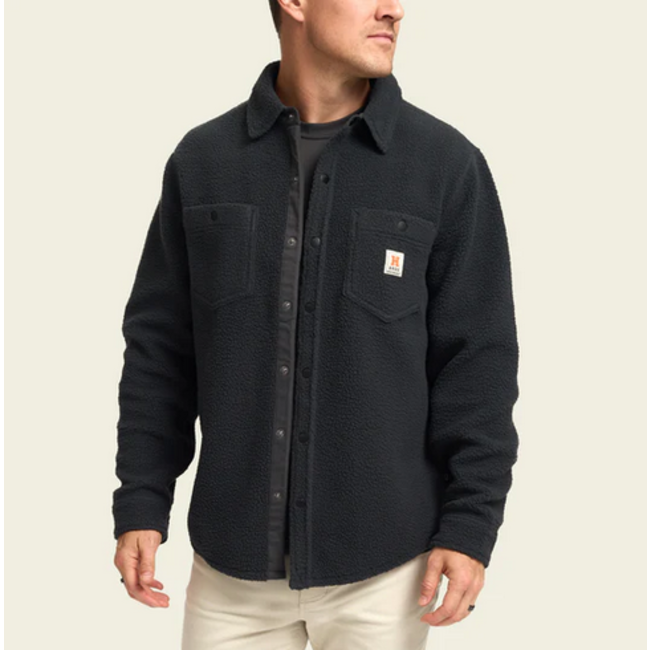 Howler Brothers Allegheny Fleece Overshirt : Antique Black