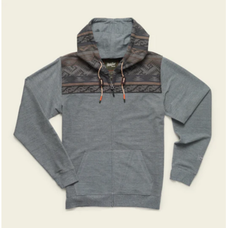 Howler Brothers Shaman Hoodie : Deep Grey / Herrador Jacquard