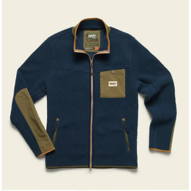 Howler Brothers Chisos Fleece Jacket : Station Blue
