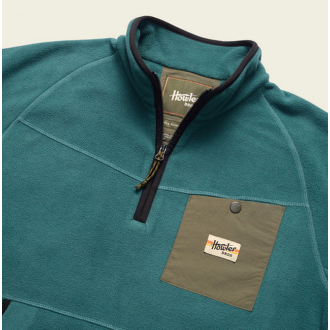 Howler Brothers Free Range Fleece Pullover : Sea Blue