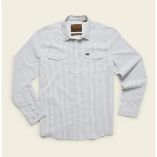 Howler Brothers H Bar B Tech Longsleeve : Gambler Stripe : Off White