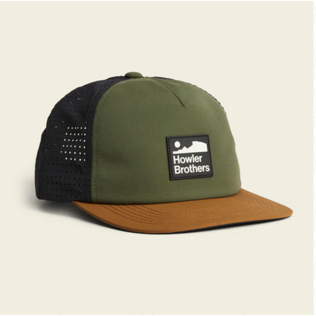Howler Brothers Aperture Tech Strapback - Howler Arroyo : Army / Brown / Black