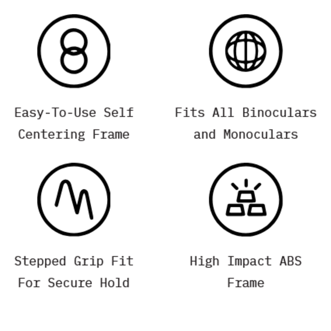 Nocs Provisions LLC Photo Rig Smartphone Adapter for Binoculars