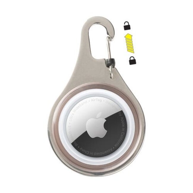 Nite Ize WearAboutTM Clippable Tracker Holder - Smoke