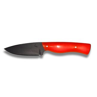 Scissortail Bladeworks Patriot - Black Cerakote with Orange Acrylic