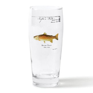Orvis Anglers Pint Glass Brown Trout