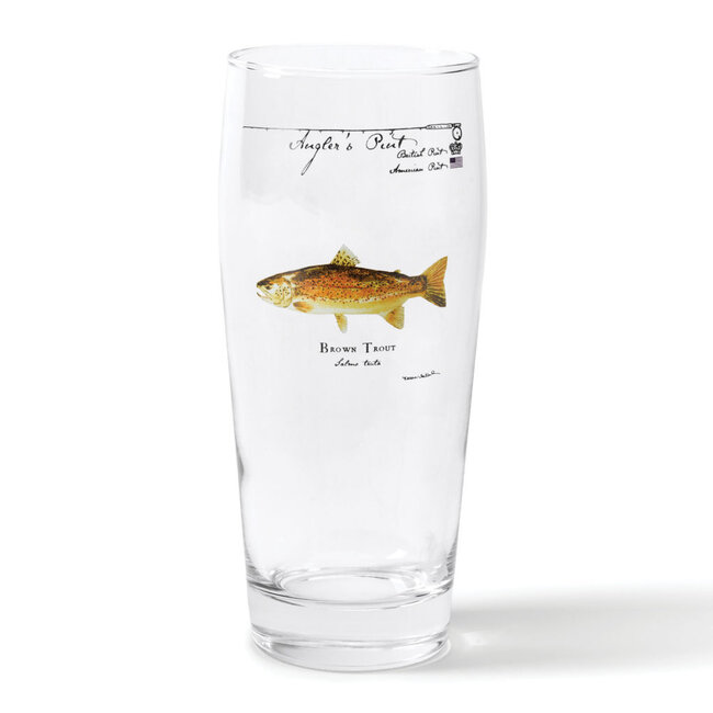 Orvis Anglers Pint Glass Brown Trout