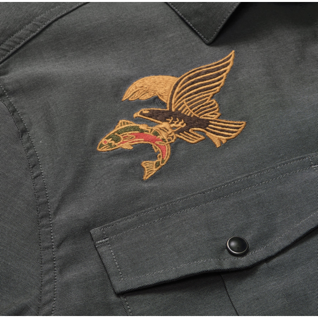 Howler Brothers Gaucho Snapshirt - Osprey Prey