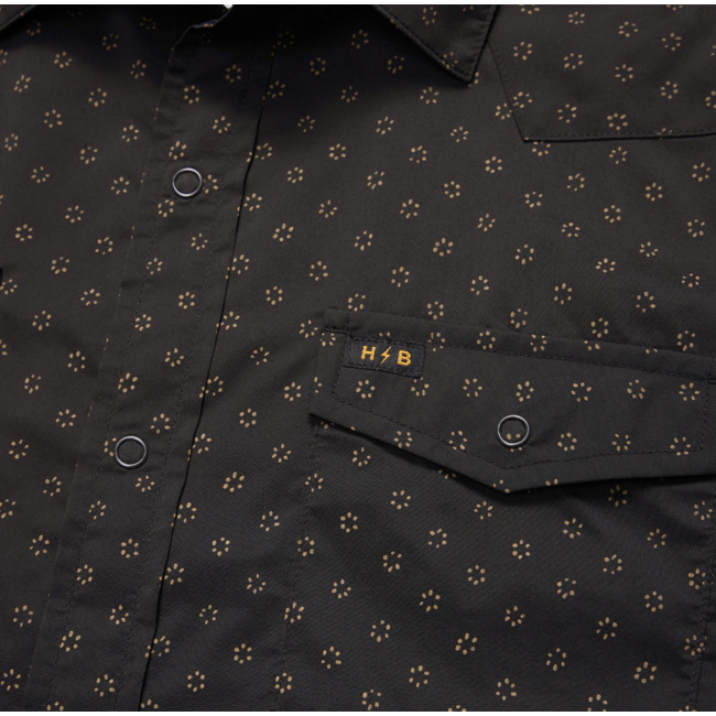 Howler Brothers H Bar B Tech Longsleeve - Little Puddles : Antique Black