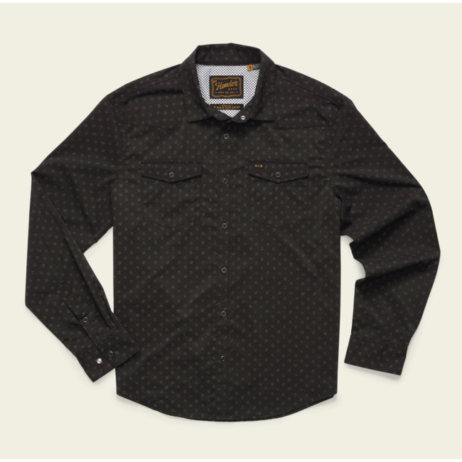 Howler Brothers H Bar B Tech Longsleeve - Little Puddles : Antique Black