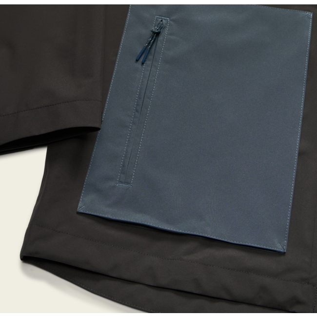 Howler Brothers Storm Splitter Rain Shell - Antique Black / Dark Slate