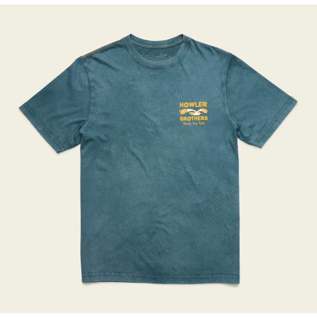 Howler Brothers Cotton T-Shirt - Flocka Seagulls : Storm