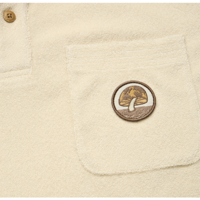 Howler Brothers Plusherman Terry Polo - Cream