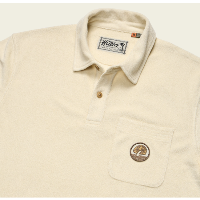 Howler Brothers Plusherman Terry Polo - Cream