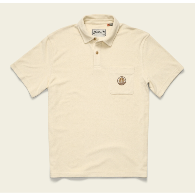Howler Brothers Plusherman Terry Polo - Cream