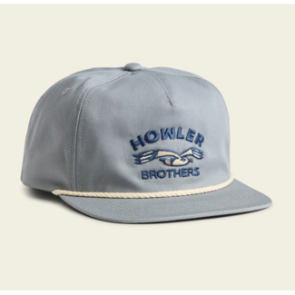 Unstructured Snapback Hats - Lone Gull: Stone Blue