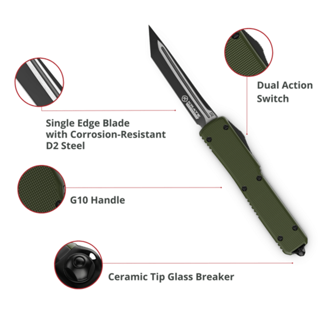 Krate Tactical KRATE Tactical OTF Knife (Ranger)