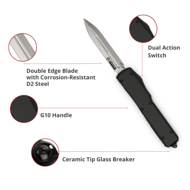 Krate Tactical KRATE Tactical OTF Knife (Ghost)