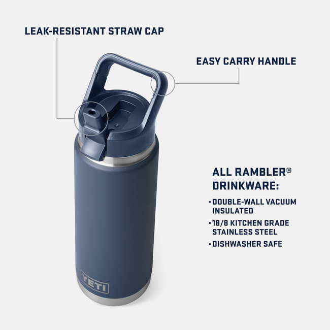 Yeti Rambler 26 oz C Straw Bottle