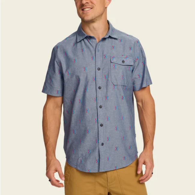 Howler Brothers San Gabriel Shirt - Refractions : Indigo
