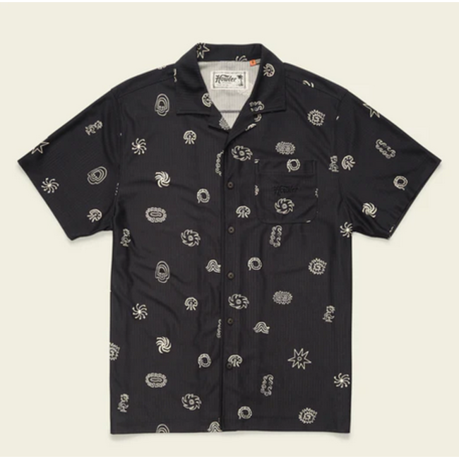 Howler Brothers Palapa Tech Shirt - Mementos : Black