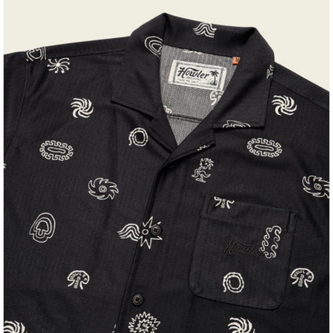 Howler Brothers Palapa Tech Shirt - Mementos : Black