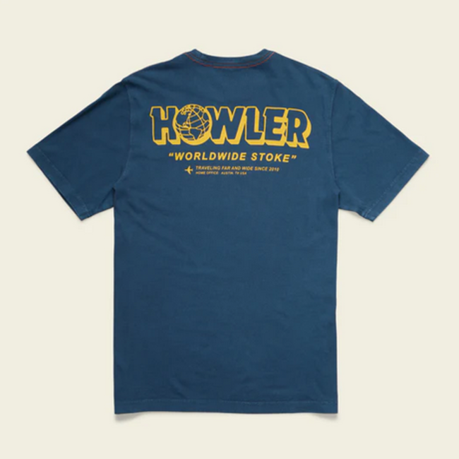 Howler Brothers Cotton Pocket T-Shirt - Worldwide Stoke : Key Largo