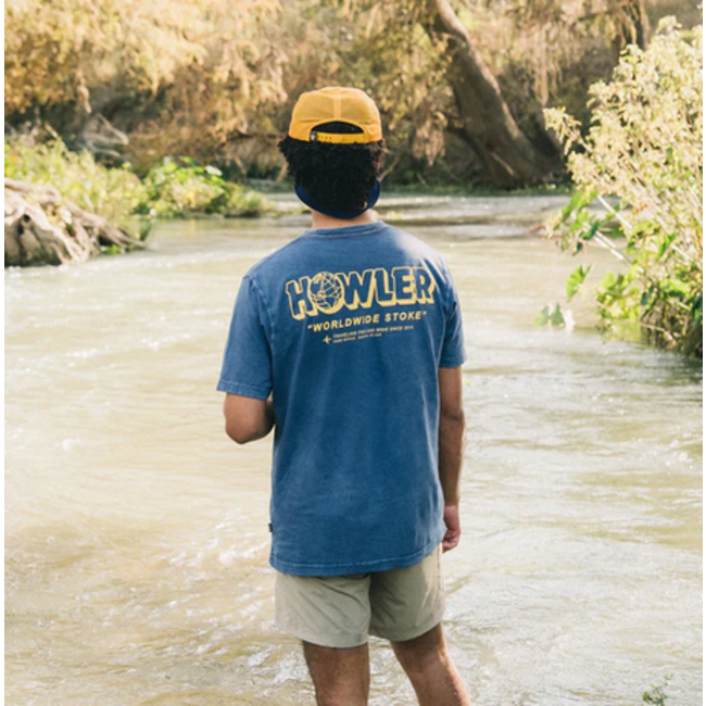 Howler Brothers Cotton Pocket T-Shirt - Worldwide Stoke : Key Largo