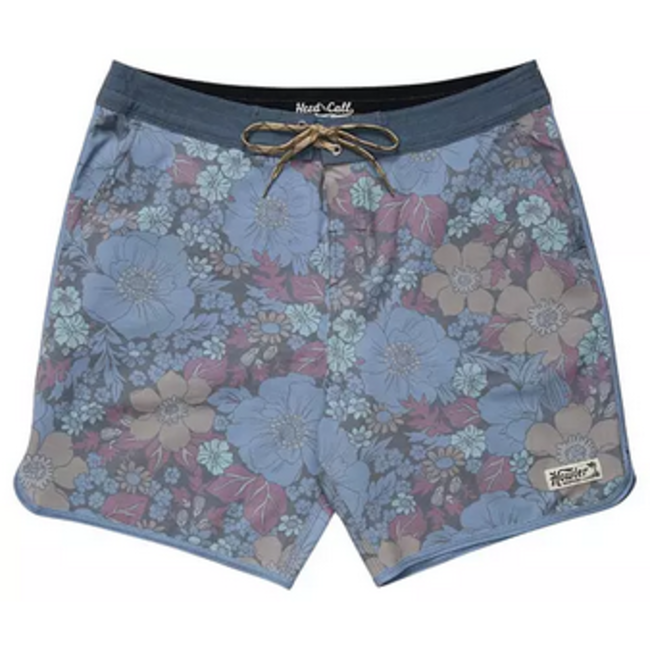 Howler Brothers Bruja Boardshorts - Flower Power : Blues