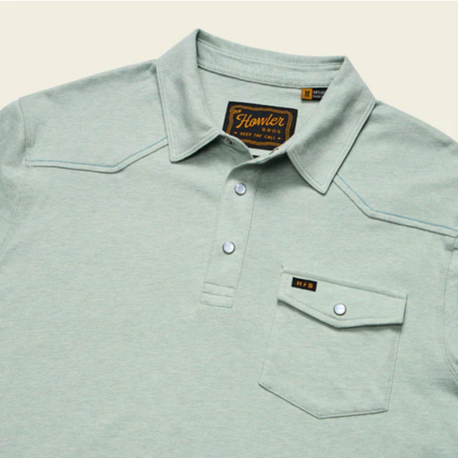 Howler Brothers Ranchero Polo - Seafoam