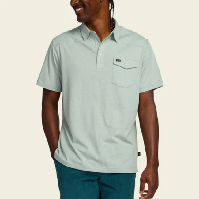 Howler Brothers Ranchero Polo - Seafoam