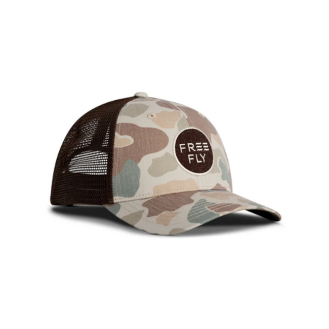 Free Fly Camo Trucker Hat