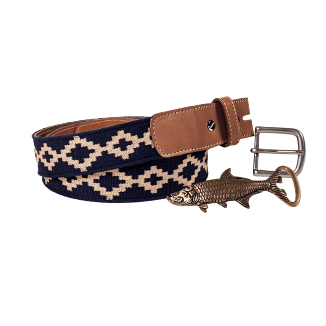 La Matera Corbina Woven Belt- Changeable Buckle