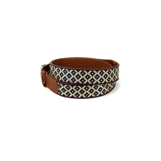 La Matera Diplomatico Woven Belt- Changeable Buckle