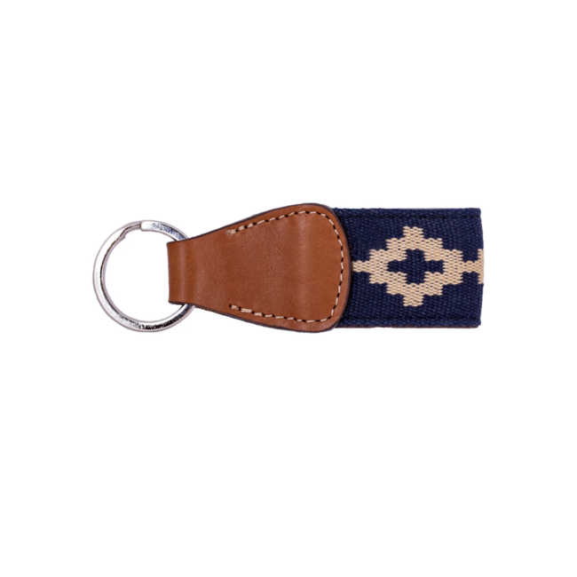 La Matera Corina Woven Keychain