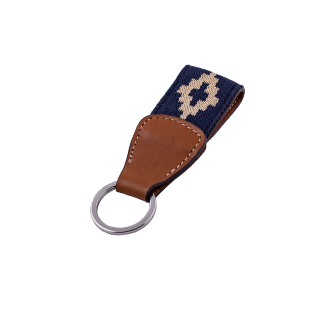 La Matera Corina Woven Keychain
