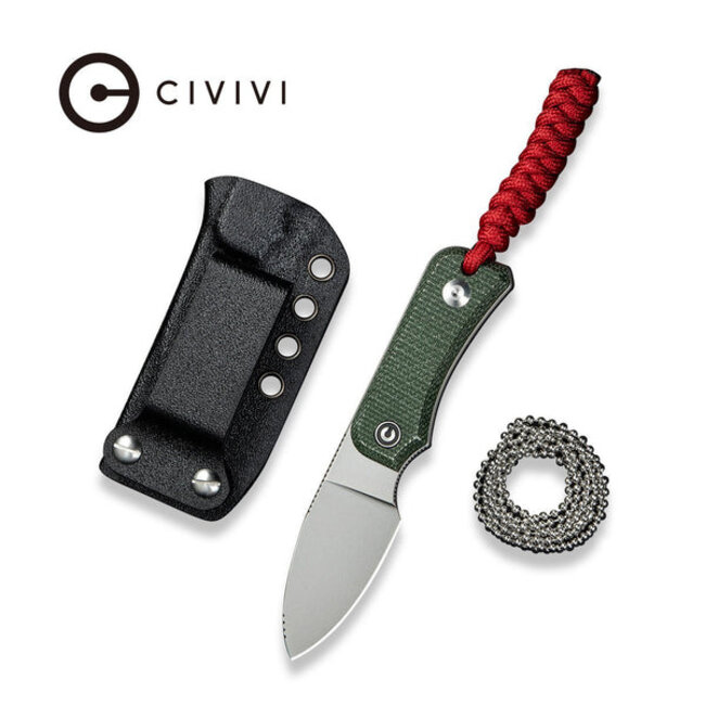 Civivi Baby Banter Fixed Blade Green Micarta