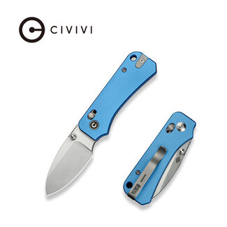 Civivi Baby Banter 2 Crossbar Lock Blue Aluminum