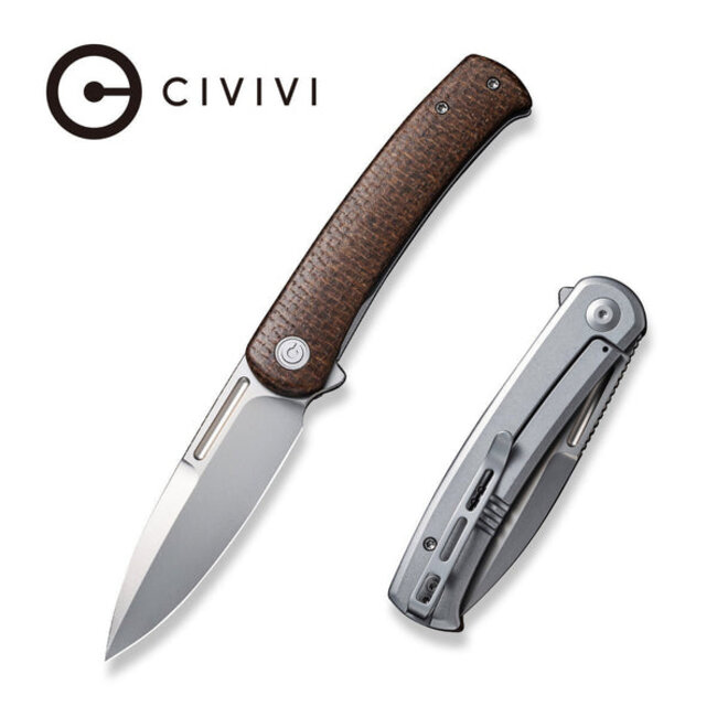 Civivi Cetos Framelock Brown Micarta