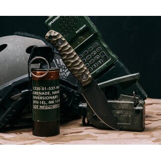 Half Face Blades Feather Light- OD Green G10, Ti Torx Bolts, Chaos Grip